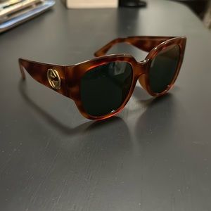 Gucci Cat Eye Tortoiseshell Sunglasses